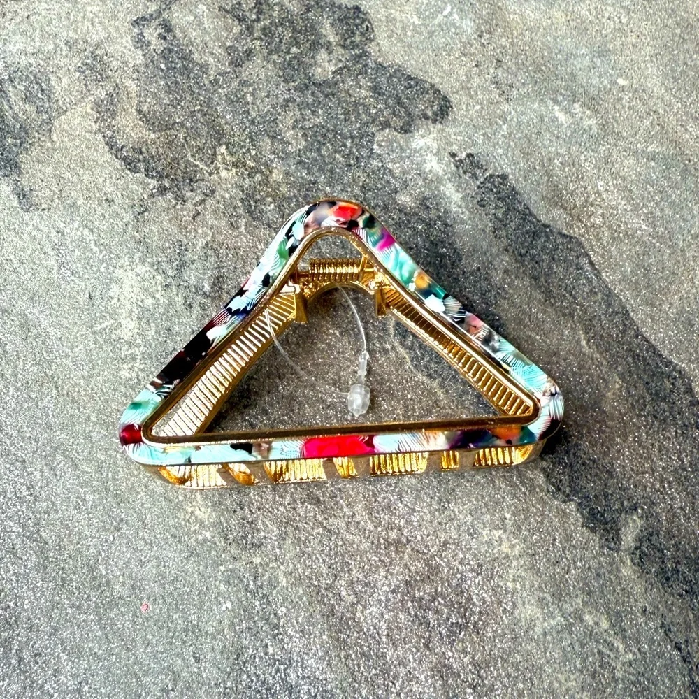 New🌟Anthropologie-Multicolor Triangle Hair Clip